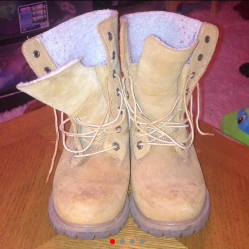 sherpa interior lined timberland boots